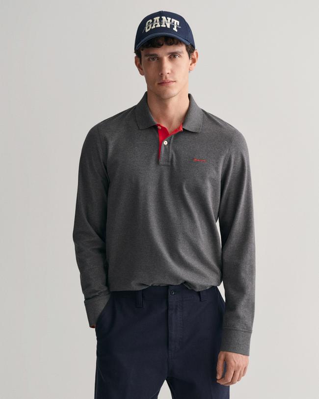  GANT Erkek Gri Regular Fit Polo