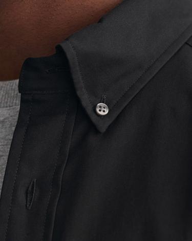  GANT Erkek Siyah Regular Fit Düğmeli Yaka Oxford Gömlek