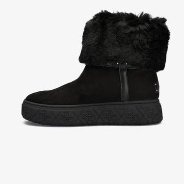  Guess Uncie Ip Micron Wave Flex/Nappa Calf Kadın Siyah Bot