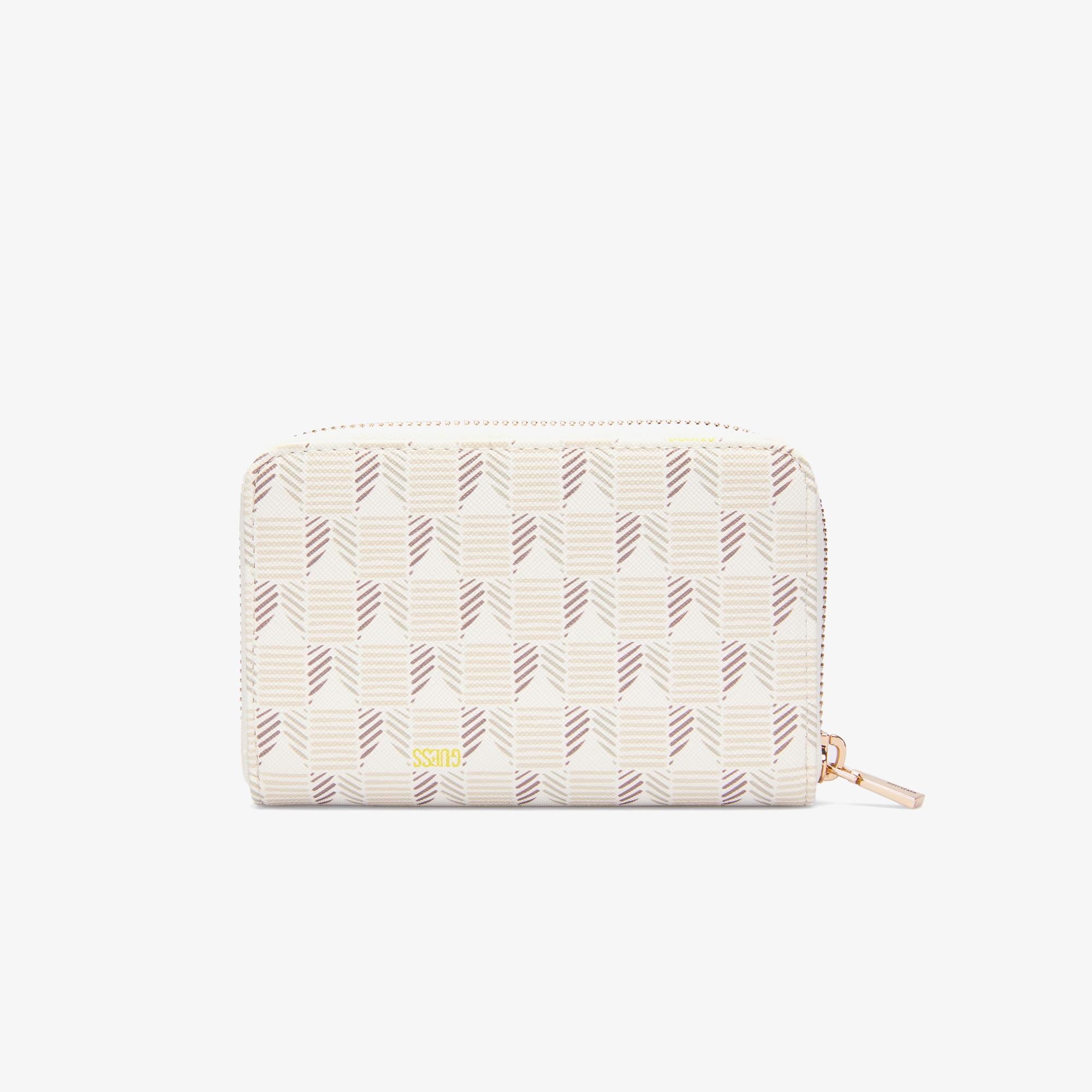 Guess Wave Medium 44140 Kadın Ekru Cüzdan