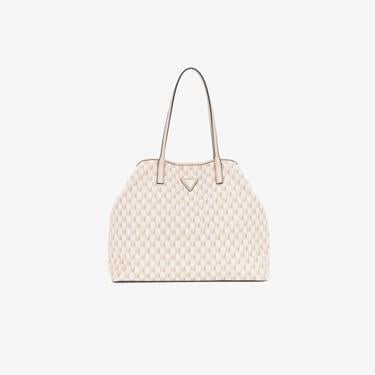  Guess Vikky II Large 44290 Kadın Pembe Tote Çanta