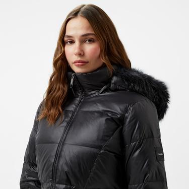  Calvin Klein Padded Real Down Kadın Siyah Mont