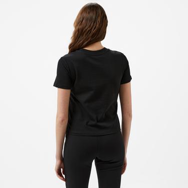  Calvin Klein Jeans institutional Graphic Baby Kadın Siyah T-Shirt