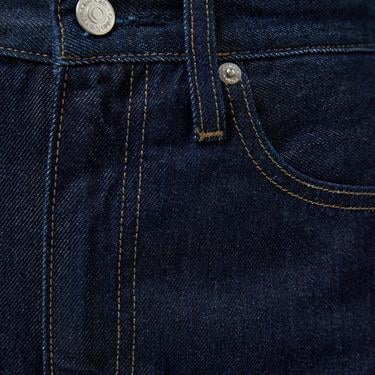  Calvin Klein Jeans High Rise Straight Kadın Lacivert Jean