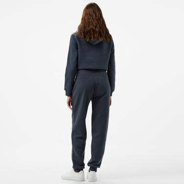  Calvin Klein Jeans Monologo Cuffed Kadın Siyah Eşofman Altı