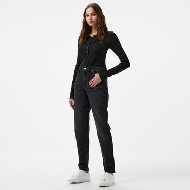  Calvin Klein Jeans Mom Kadın Siyah Jean