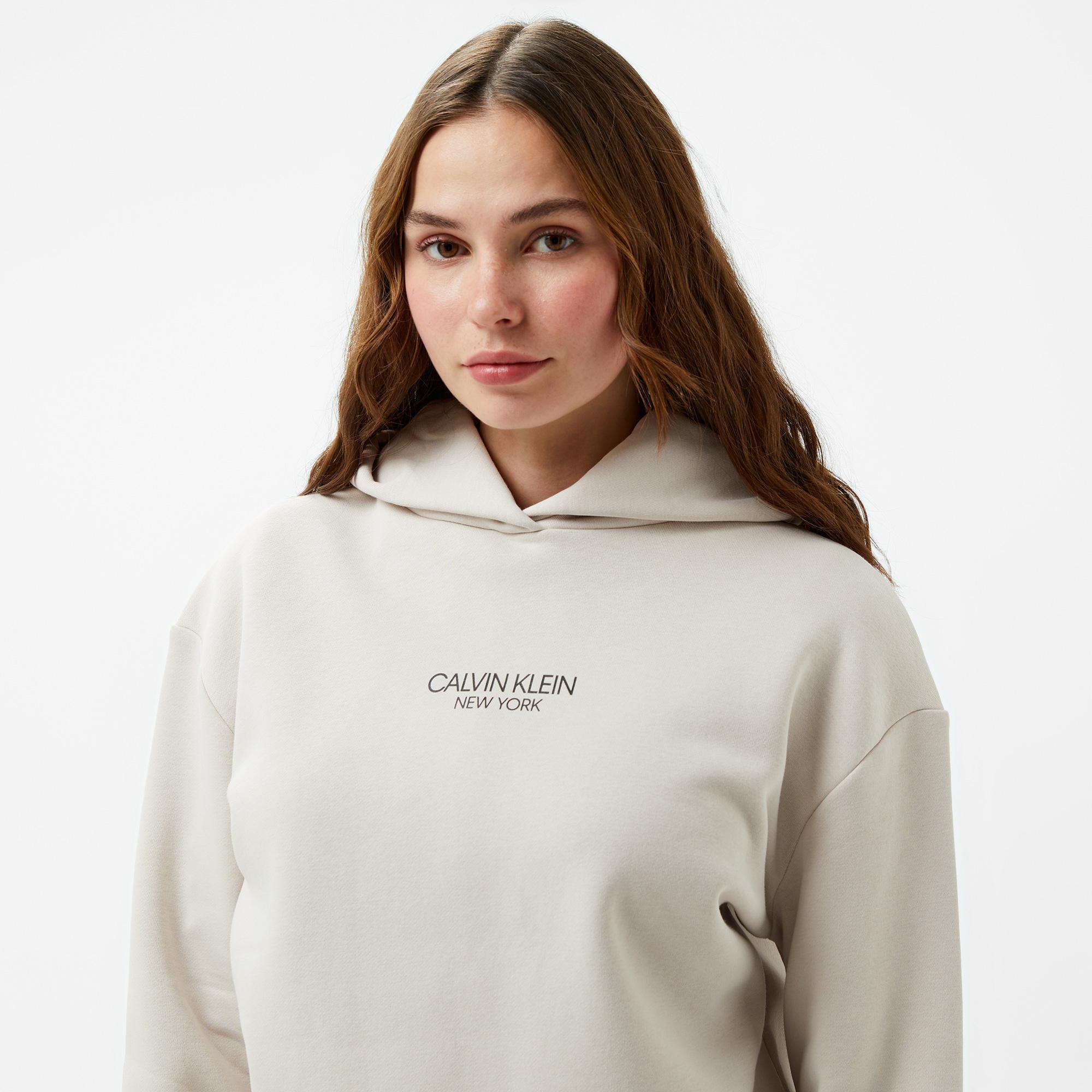 Calvin Klein New York Kadın Gri Sweatshirt