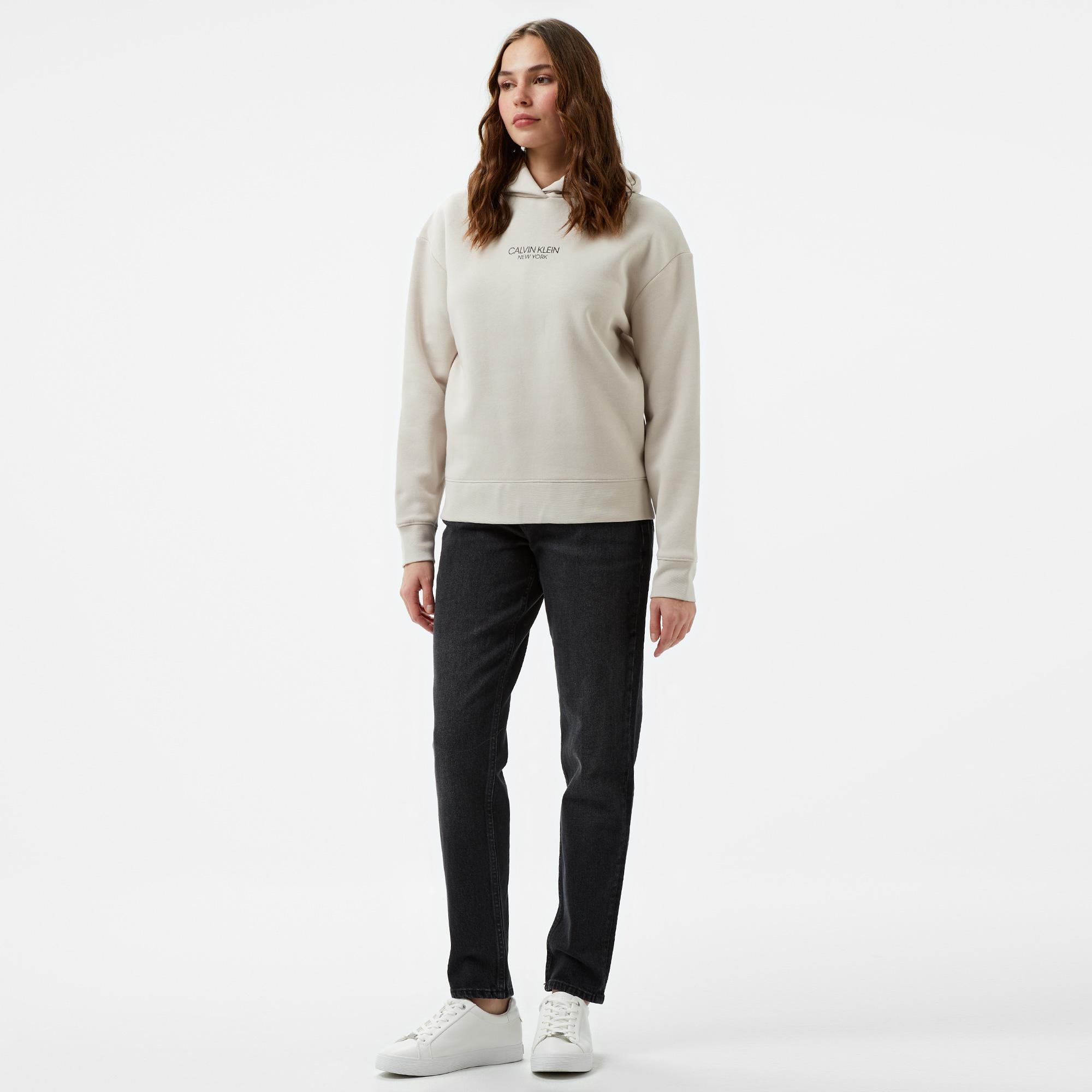 Calvin Klein New York Kadın Gri Sweatshirt