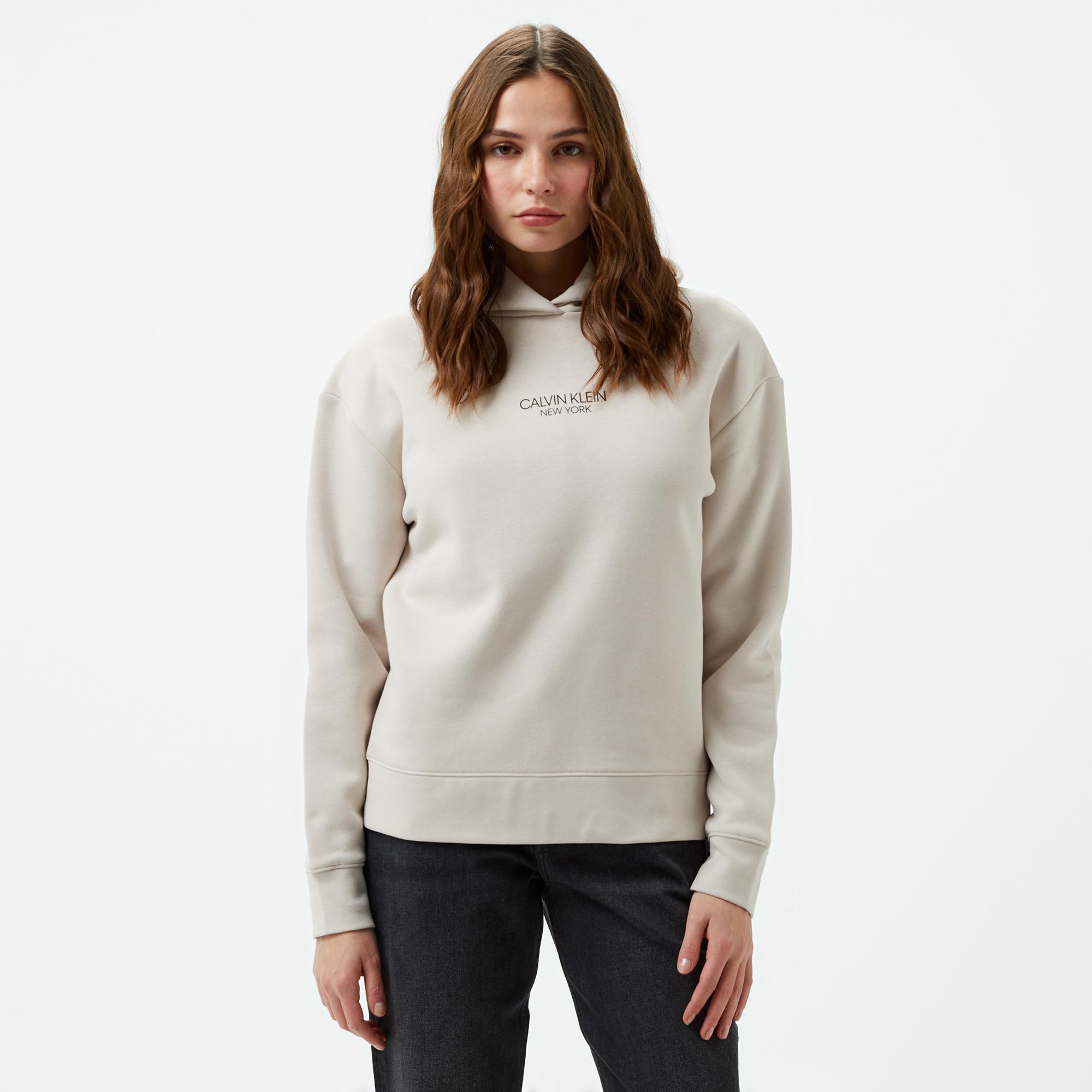 Calvin Klein New York Kadın Gri Sweatshirt