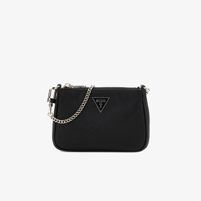  Guess Noelle Mini Zip Kadın Siyah El Çantası