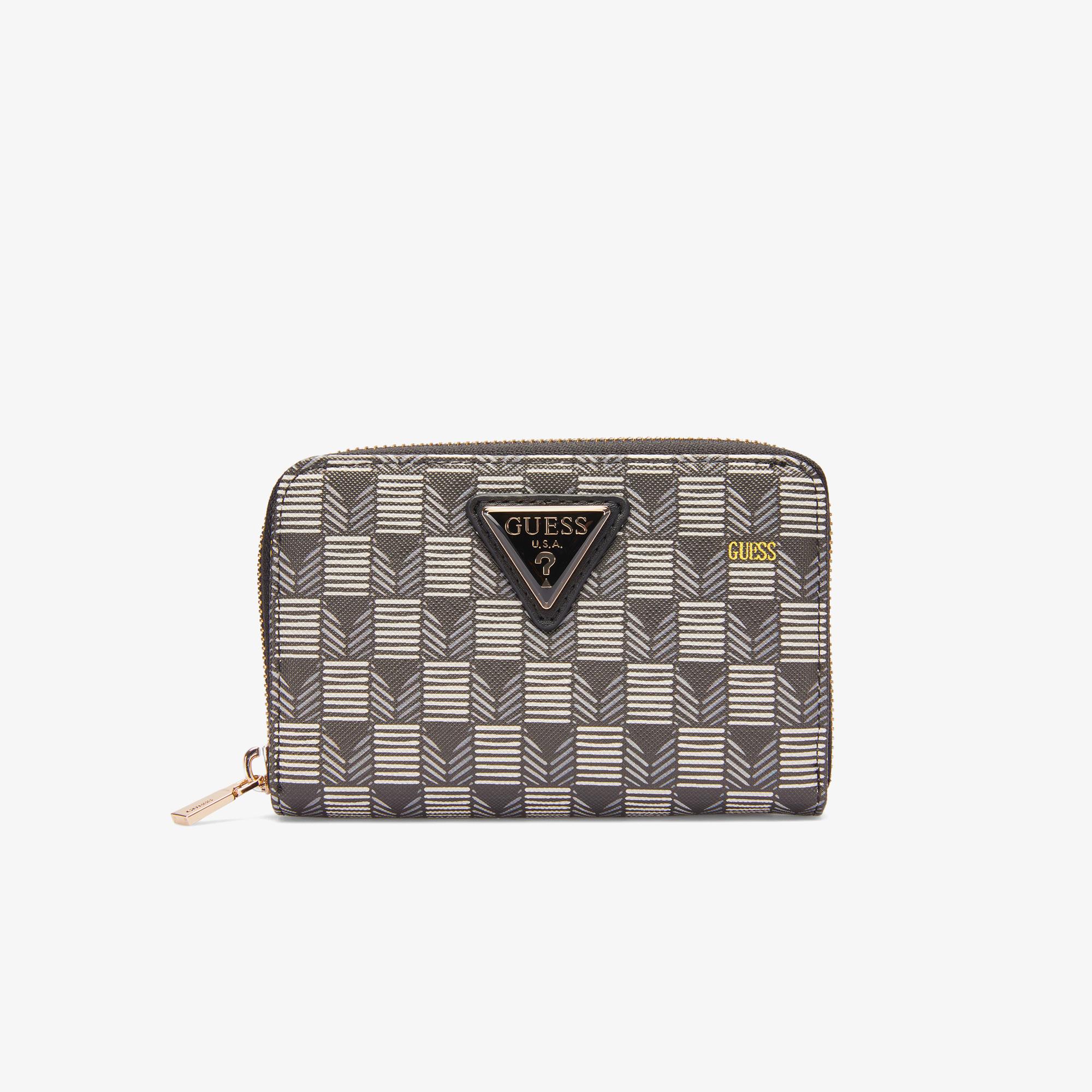 Guess Wave Medium Zi 44140 Kadın Siyah Cüzdan