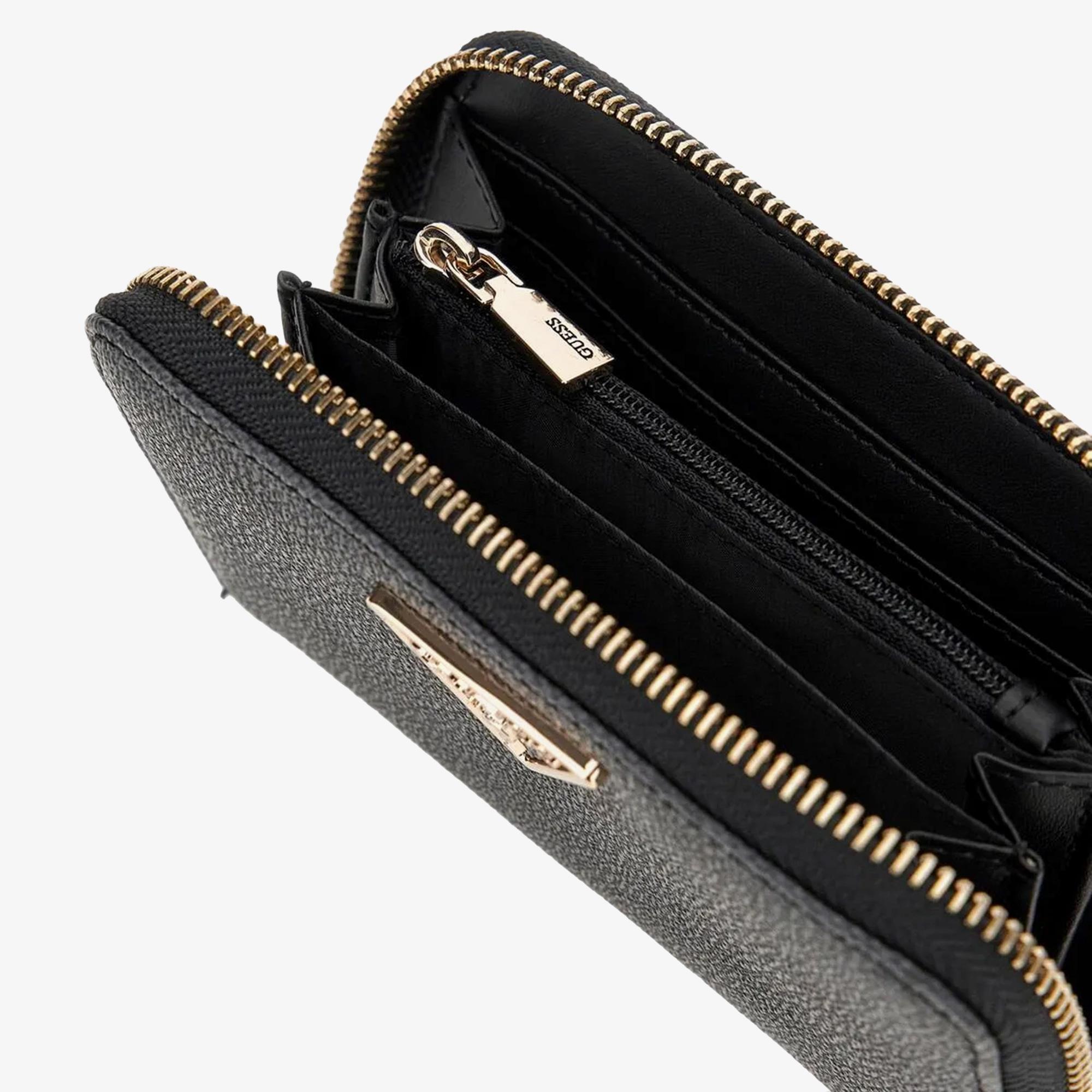 Guess Laurel Phone Cro Noreen Camera Crossbody Kadın Antrasit Cüzdan