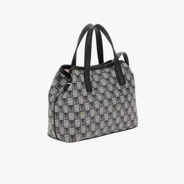  Guess Vikky II Large Wave Mini Kadın Siyah Tote