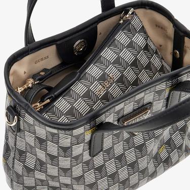  Guess Vikky II Large Wave Mini Kadın Siyah Tote
