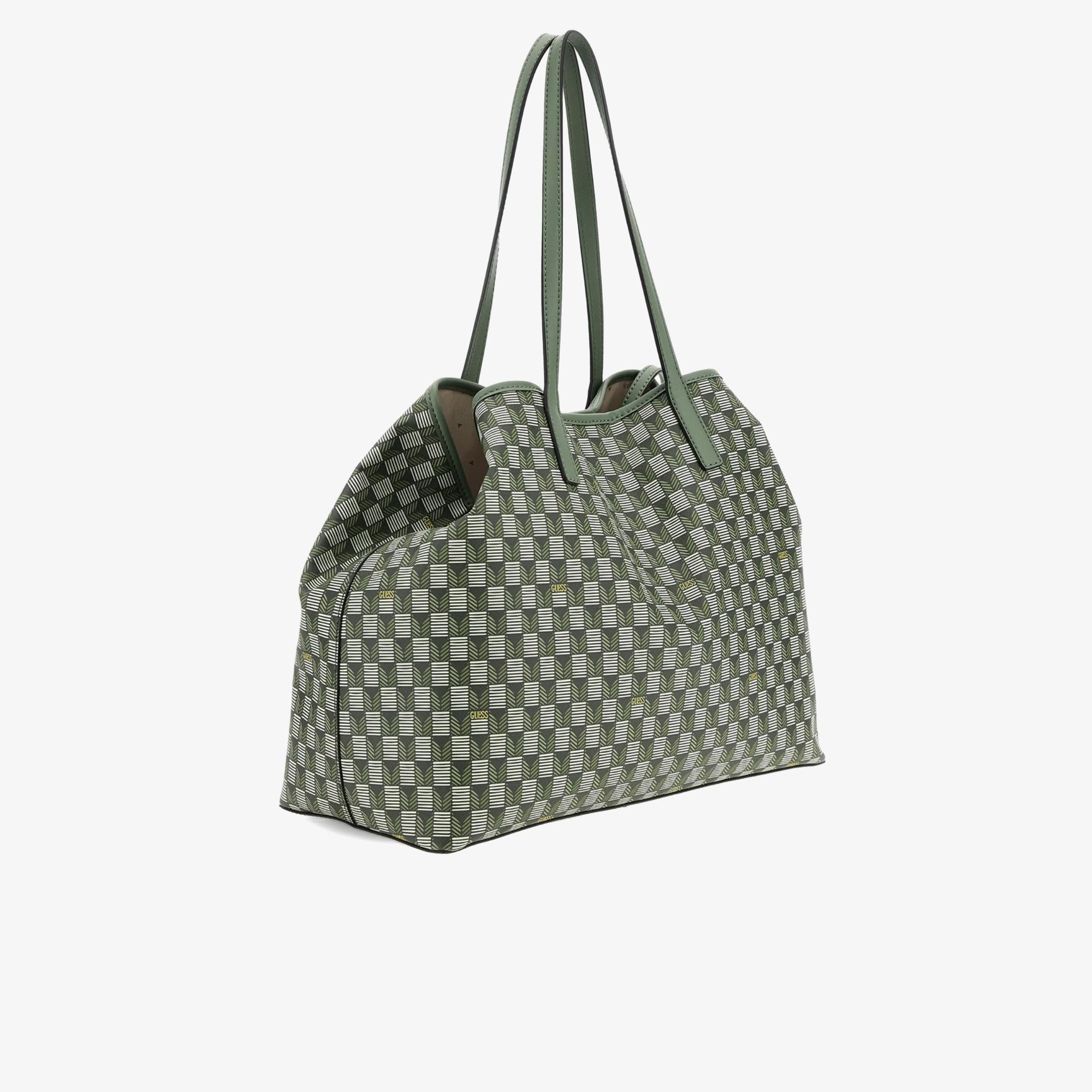 Guess Vikky Iı Large 44290 Kadın Yeşil Tote Çanta
