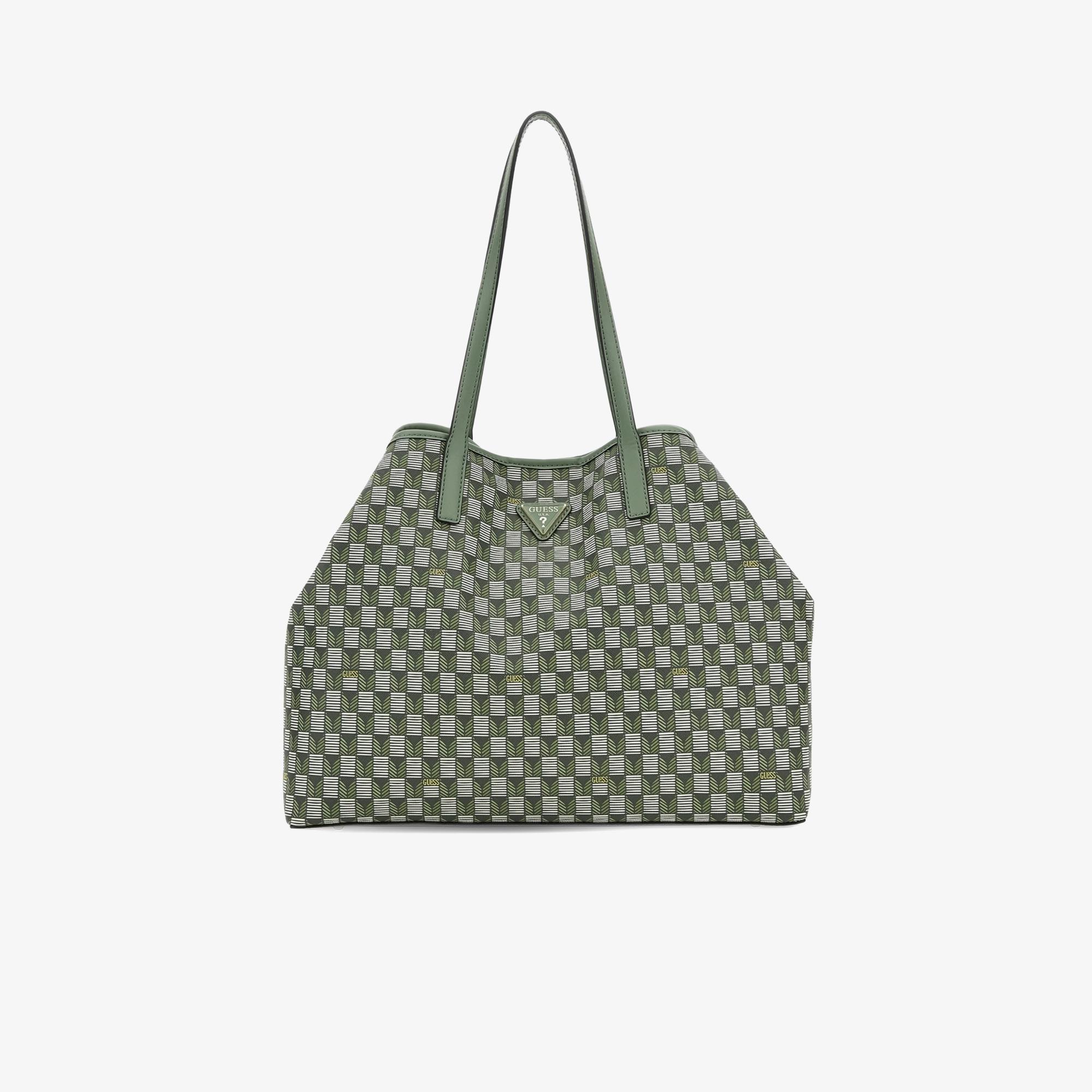 Guess Vikky Iı Large 44290 Kadın Yeşil Tote Çanta