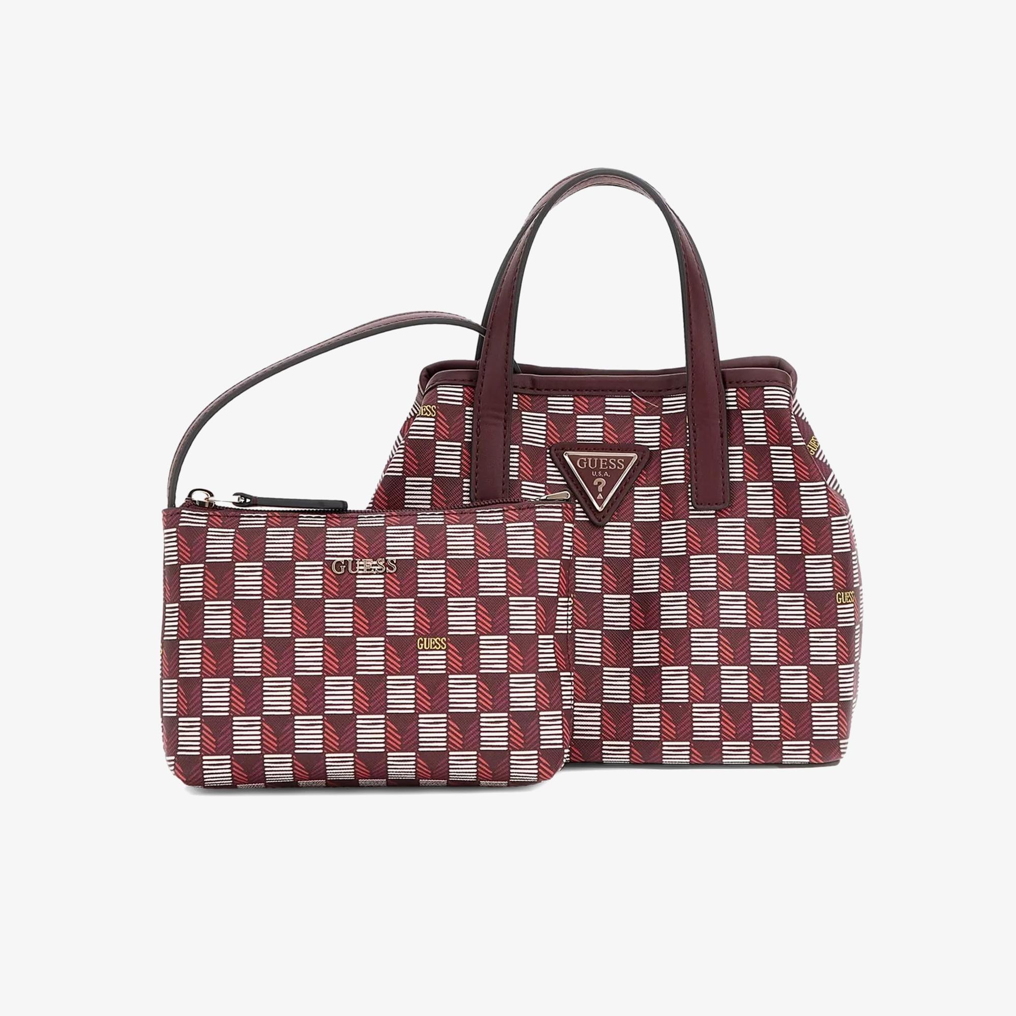 Guess Vikky Iı Large Wave Mini Kadın Renkli Tote Çanta