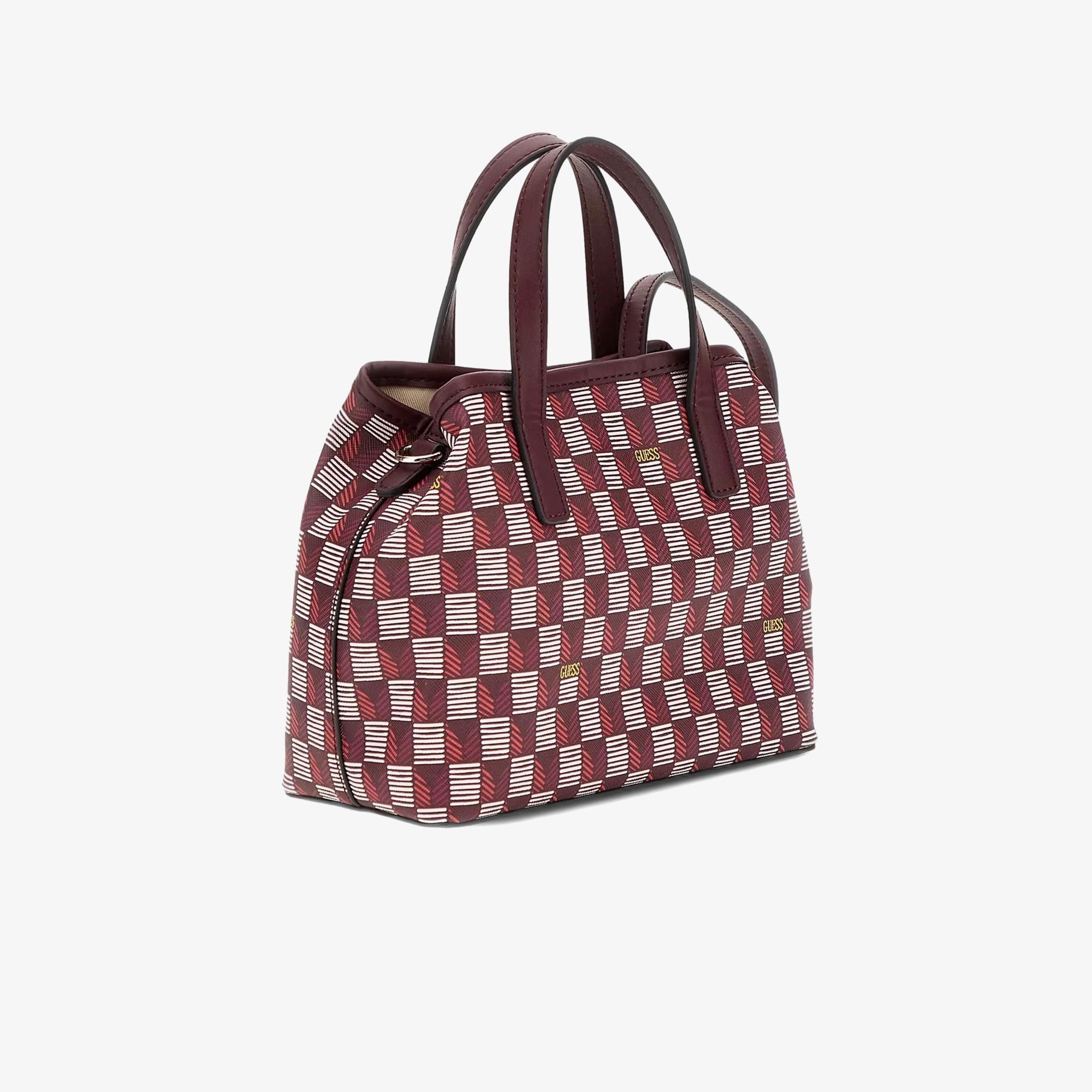 Guess Vikky Iı Large Wave Mini Kadın Renkli Tote Çanta