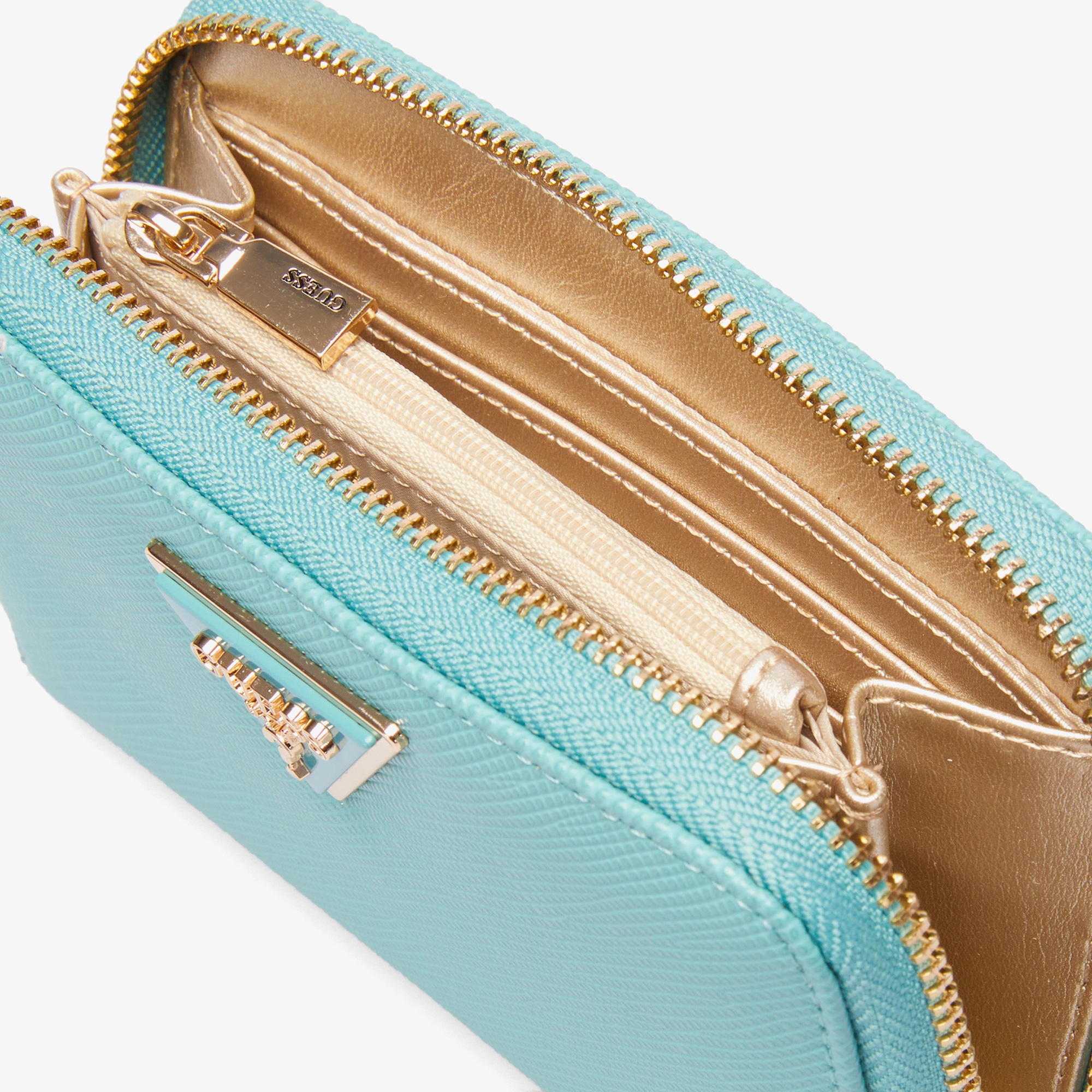 Guess Laurel Card & Co Noreen Camera Crossbody Kadın Mavi Cüzdan