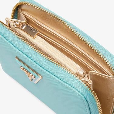  Guess Laurel Card & Co Noreen Camera Crossbody Kadın Mavi Cüzdan