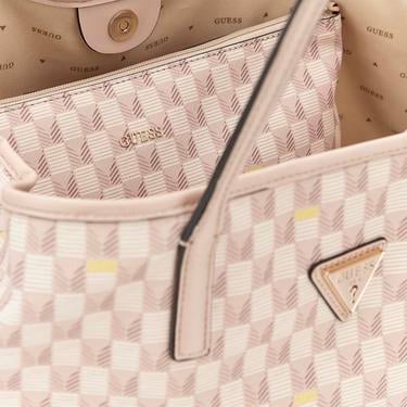  Guess Vikky II Large 44290 Kadın Pembe Tote Çanta