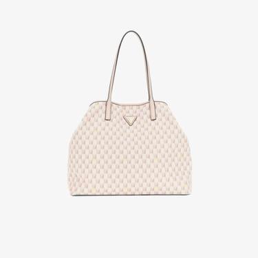  Guess Vikky II Large 44290 Kadın Pembe Tote Çanta