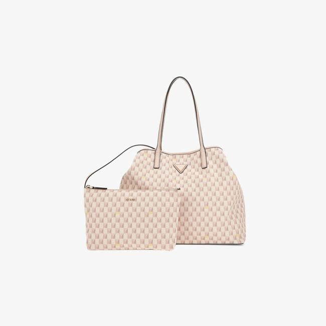  Guess Vikky II Large 44290 Kadın Pembe Tote Çanta
