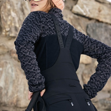  Roxy Summit Bib Pt Kadın Siyah Snowboard Pantolonu