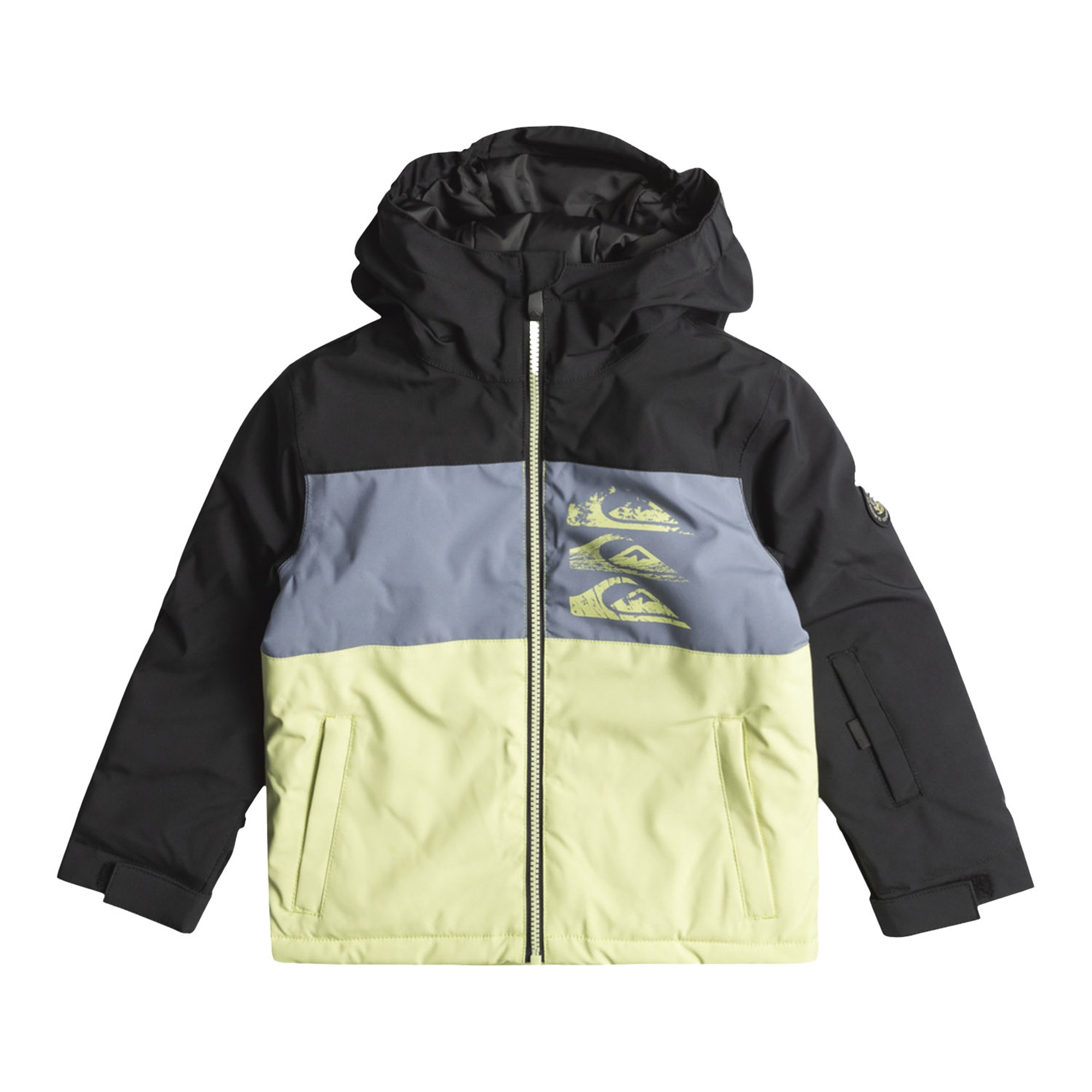 Quiksilver Groomer Kids Erkek Çocuk Siyah Snowboard Ceketi