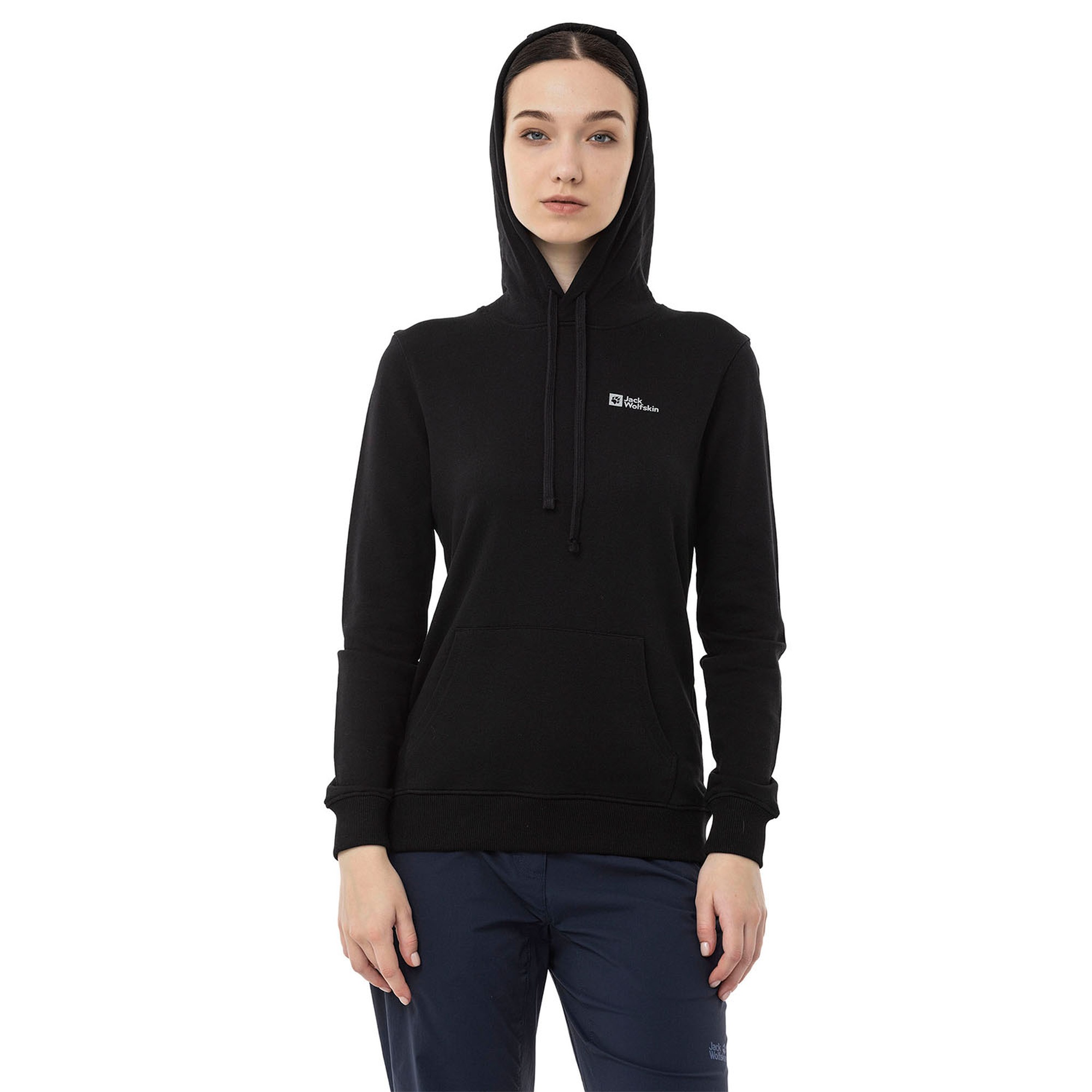 Jack Wolfskin Alice Hoody Kadın Siyah Sweatshirt