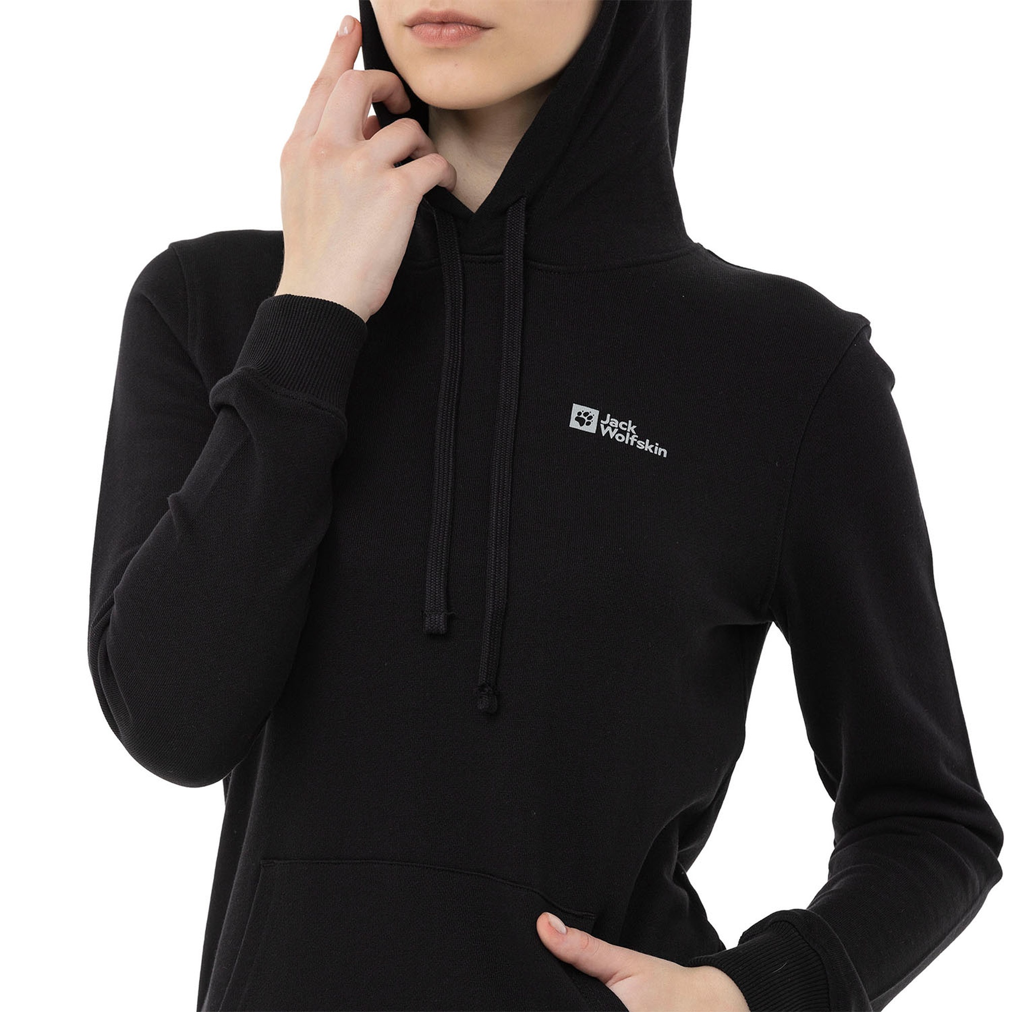 Jack Wolfskin Alice Hoody Kadın Siyah Sweatshirt