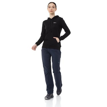  Jack Wolfskin Alice Hoody Kadın Siyah Sweatshirt