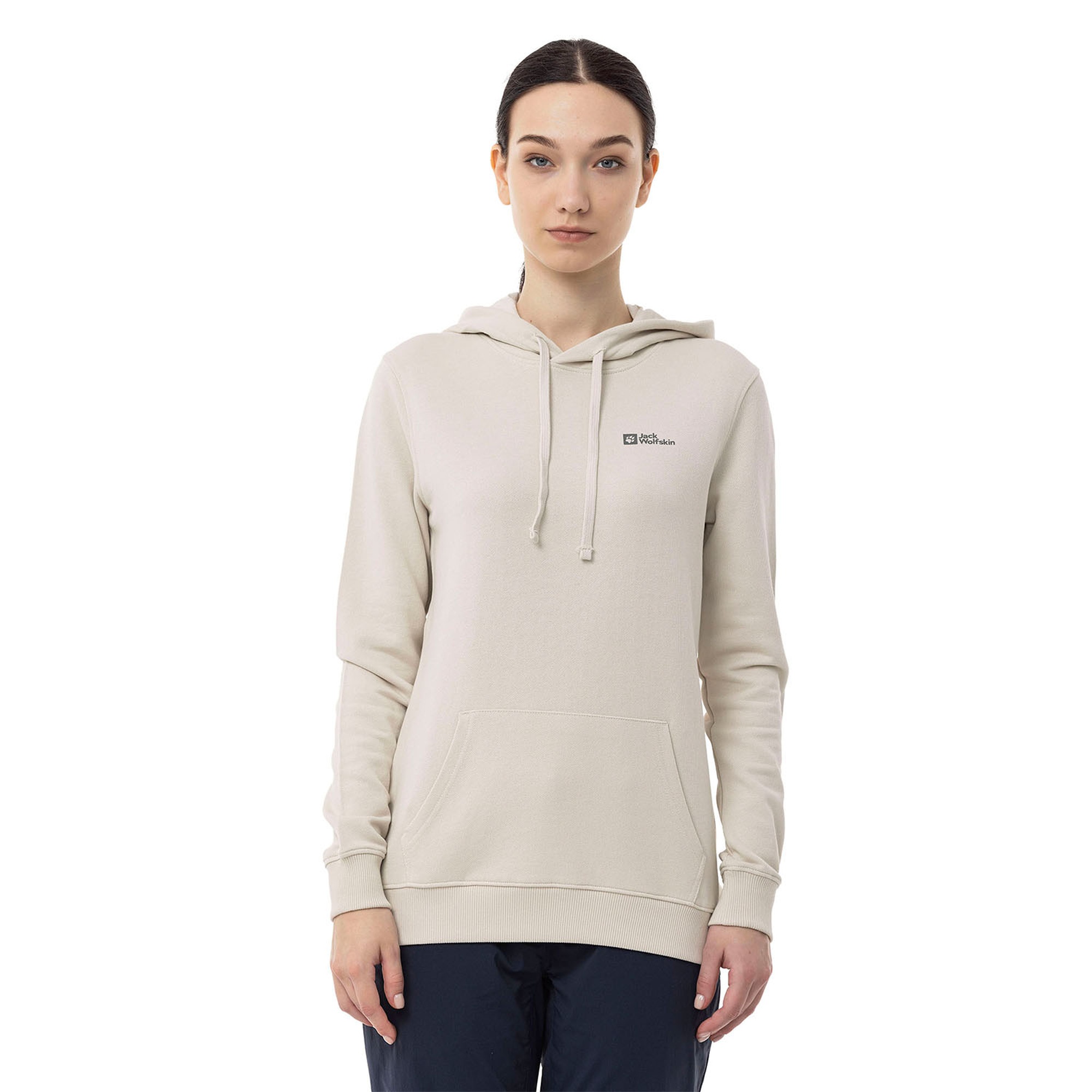 Jack Wolfskin Alice Hoody Kadın Bej Sweatshirt