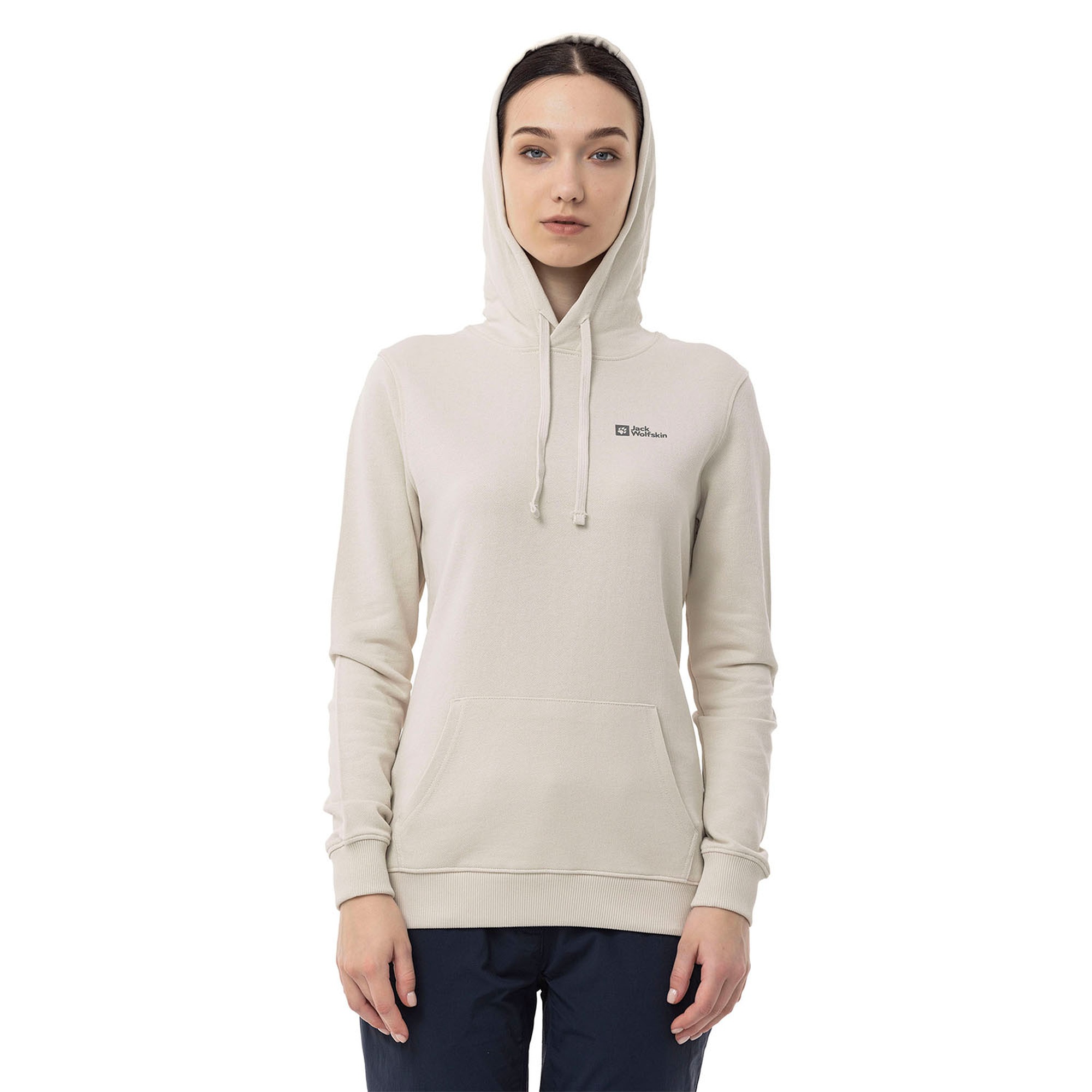 Jack Wolfskin Alice Hoody Kadın Bej Sweatshirt