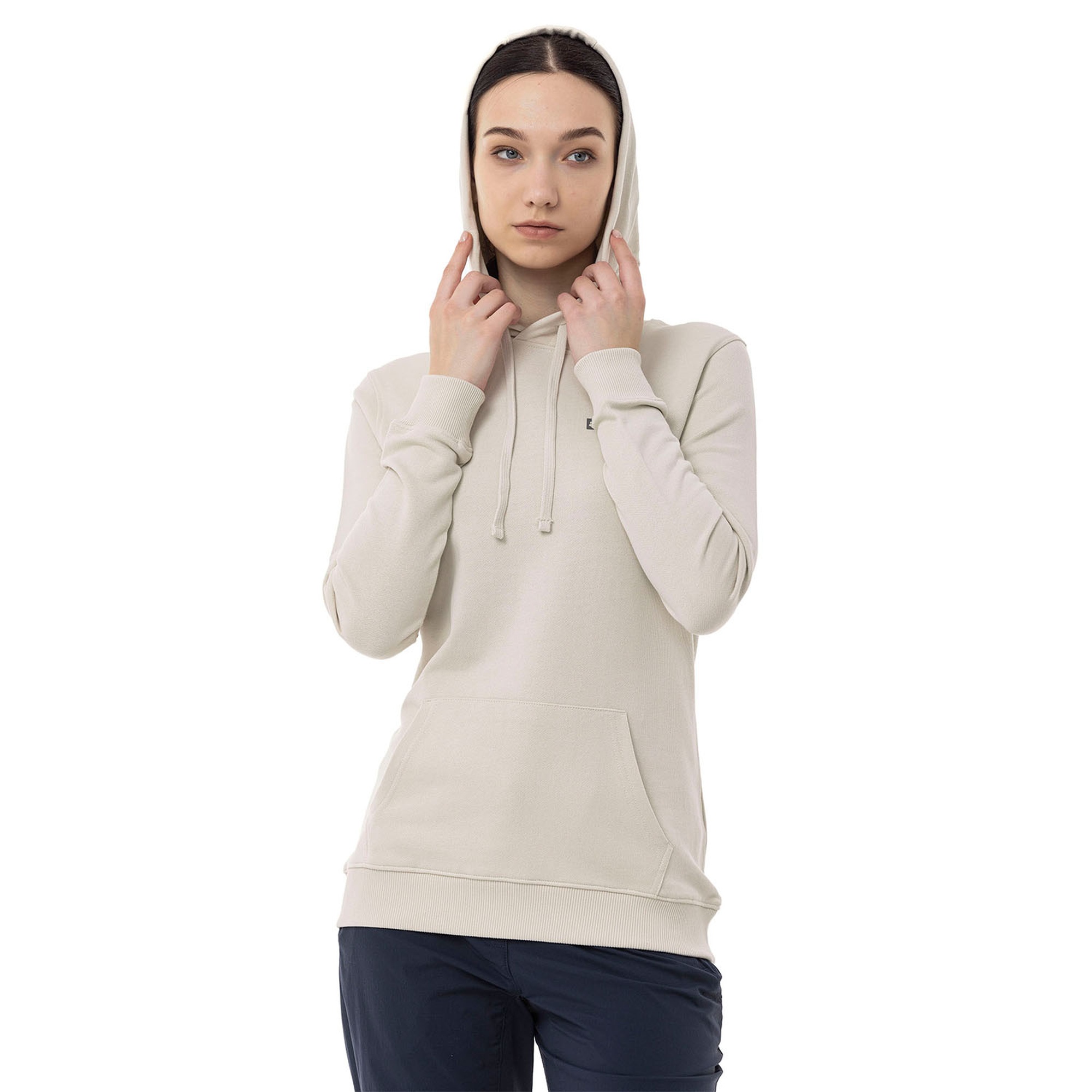 Jack Wolfskin Alice Hoody Kadın Bej Sweatshirt