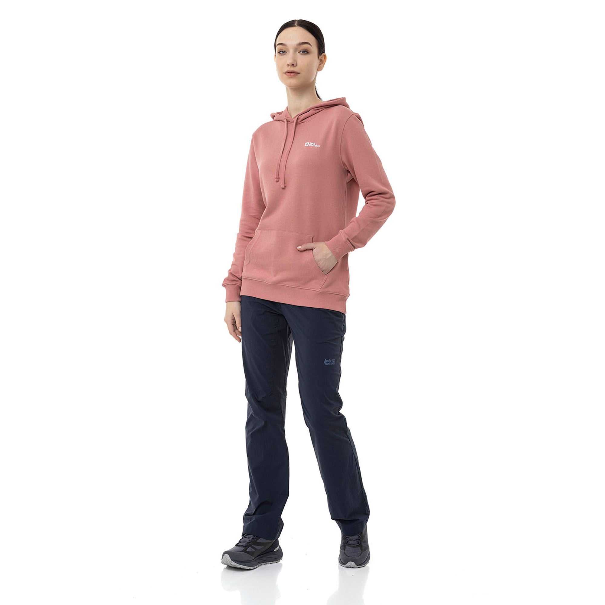 Jack Wolfskin Alice Hoody Kadın Pembe Sweatshirt
