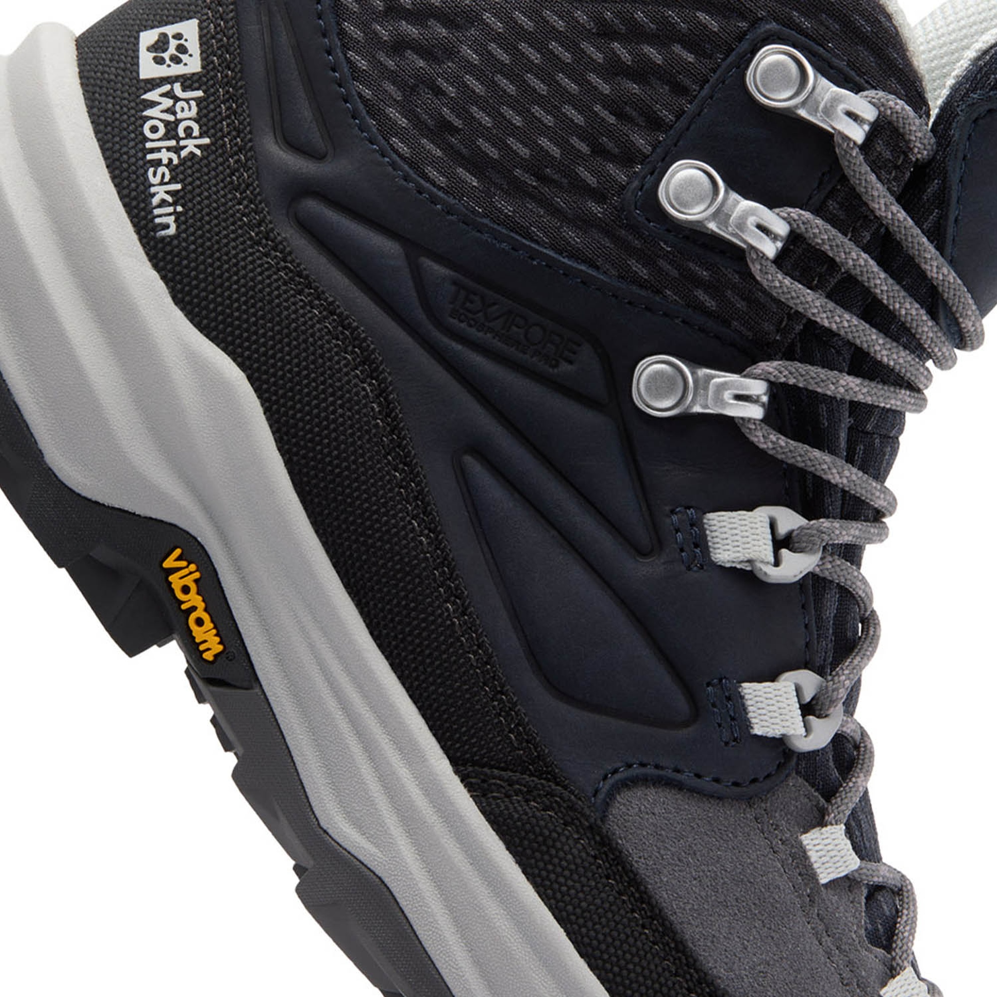 Jack Wolfskin Cyrox Texapore Mid Kadın Mavi Bot