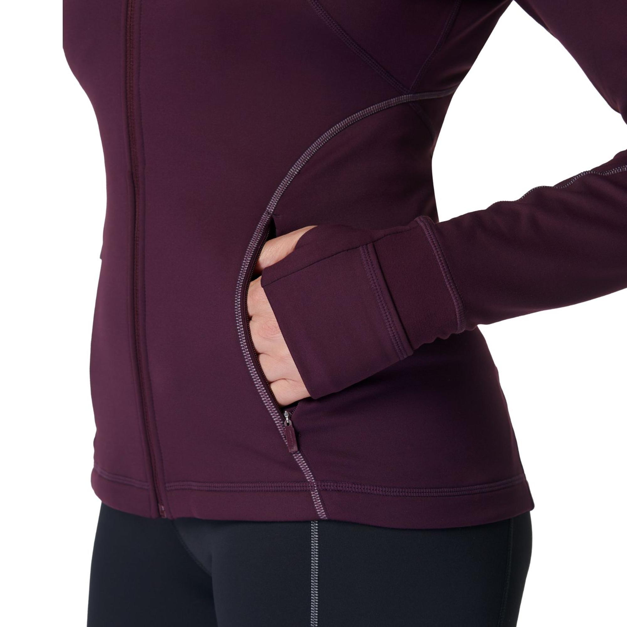 Sweaty Betty Therma Boost Running Zip Up Kadın Mor Koşu Ceketi