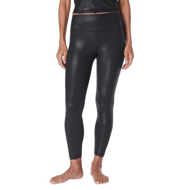  Sweaty Betty Glow Shine 7/8 Legging Kadın Siyah Tayt