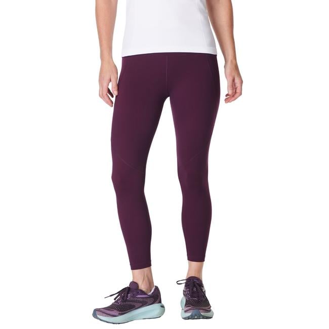  Sweaty Betty Power 7/8 Workout Leggings Kadın Mor Fitness Tayt