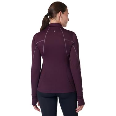  Sweaty Betty Therma Boost Running Zip Up Kadın Mor Koşu Ceketi
