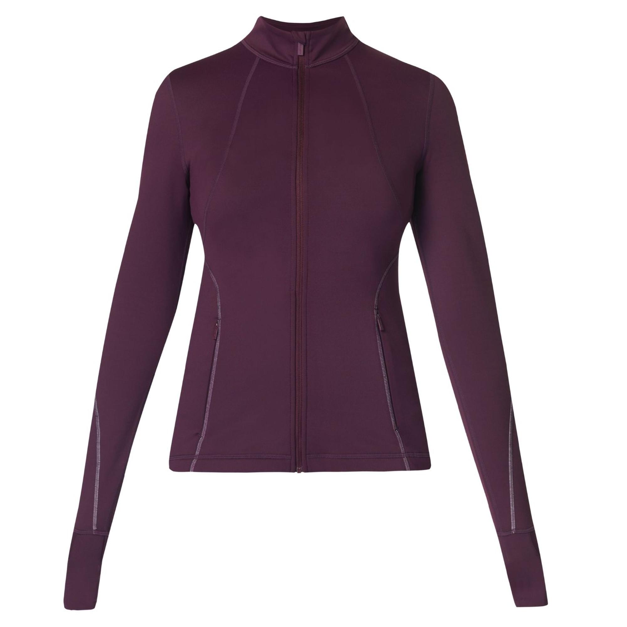 Sweaty Betty Therma Boost Running Zip Up Kadın Mor Koşu Ceketi