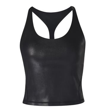  Sweaty Betty Glow Shine Bra Kadın Siyah Koşu Tank Top