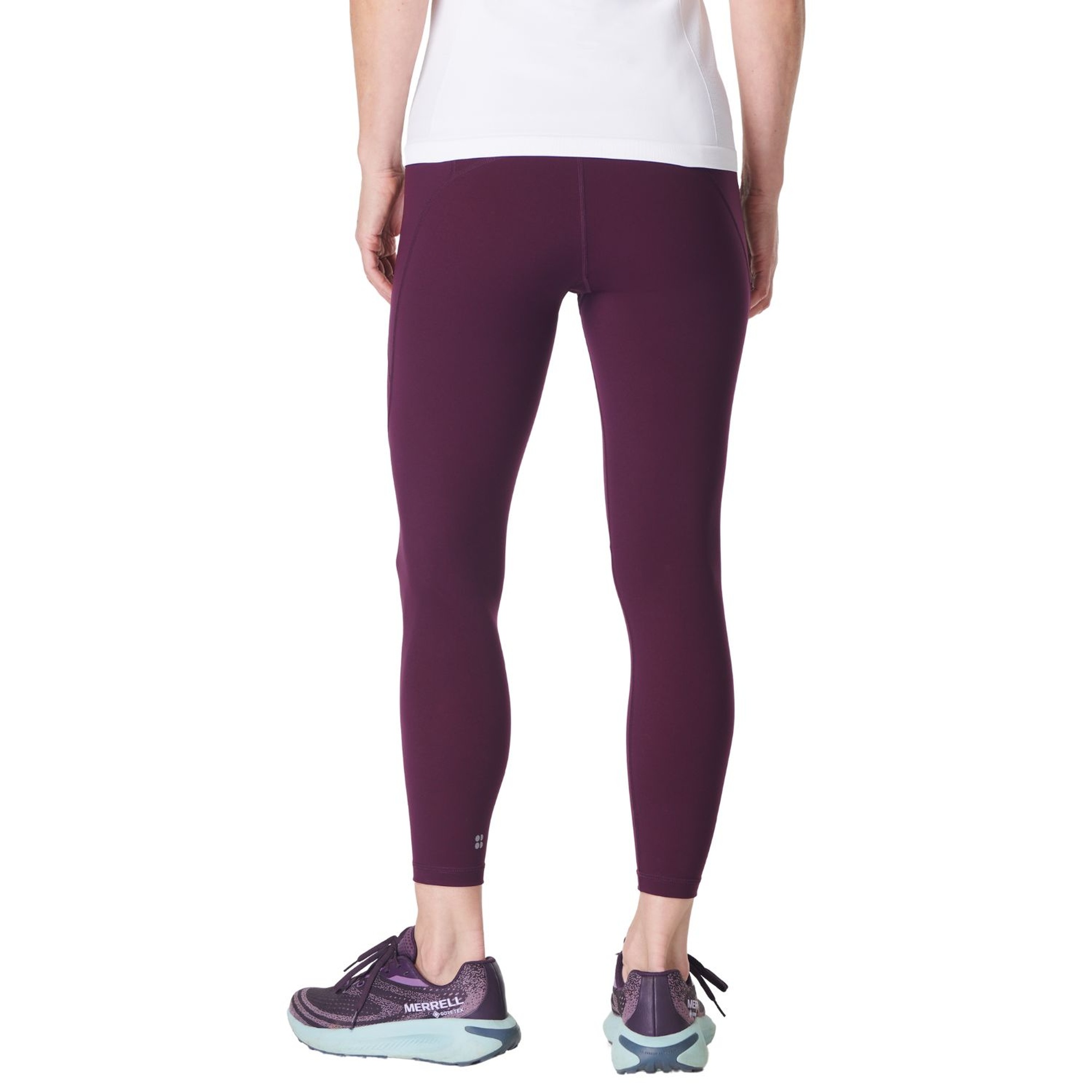 Sweaty Betty Power 7/8 Workout Leggings Kadın Mor Fitness Tayt
