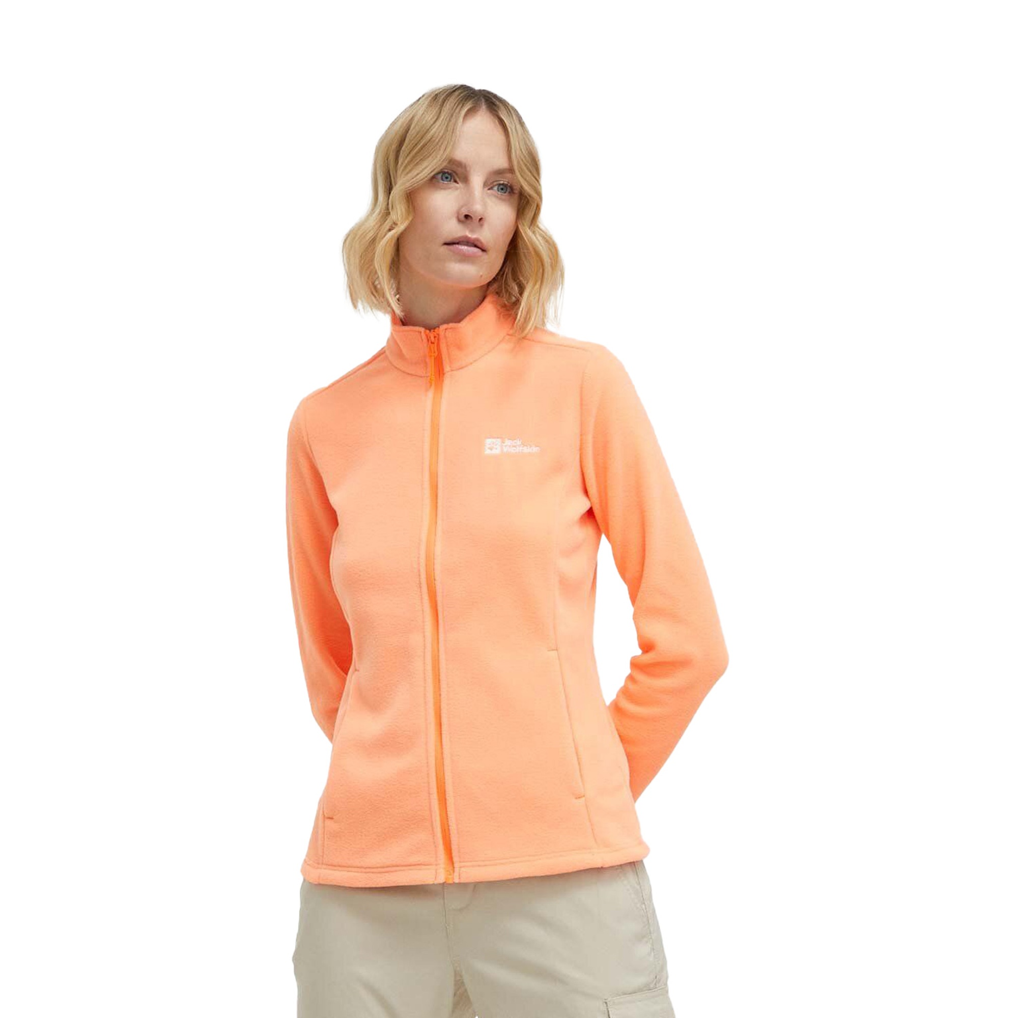 Jack Wolfskin Taunus Fz Kadın Bej Polar Ceket