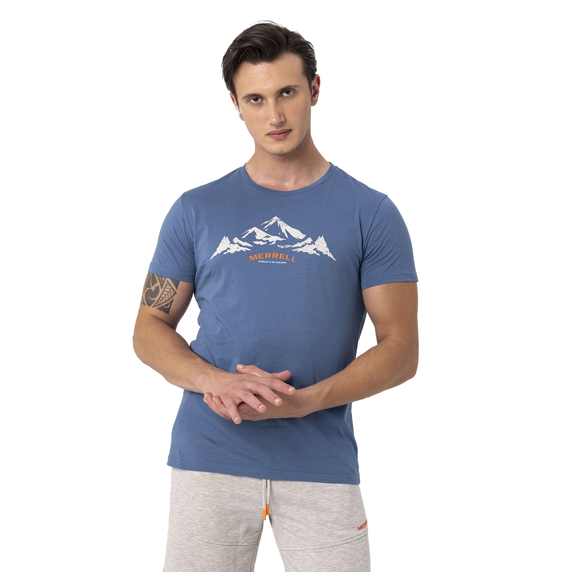 Merrell Taurus Erkek Mavi Tişört