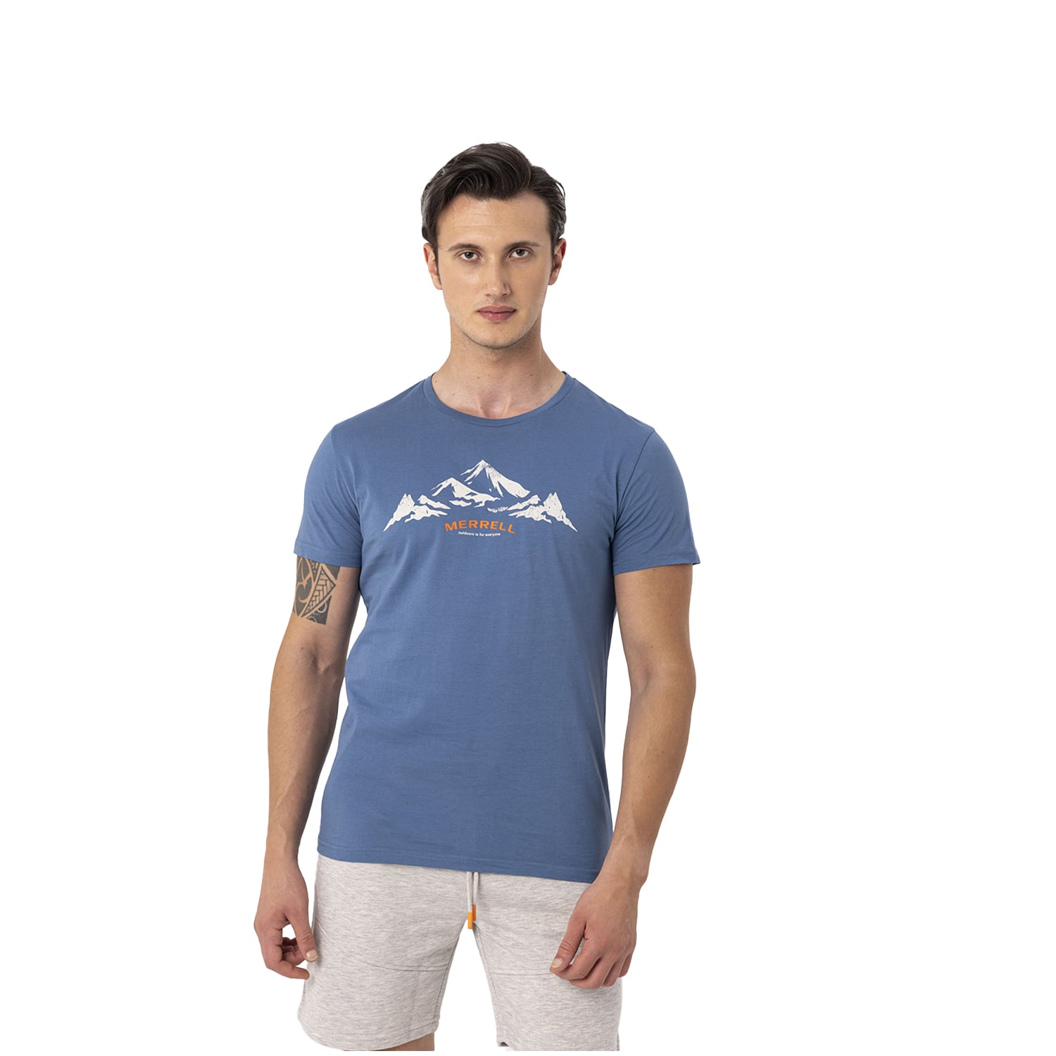  Merrell Taurus Erkek Mavi Tişört