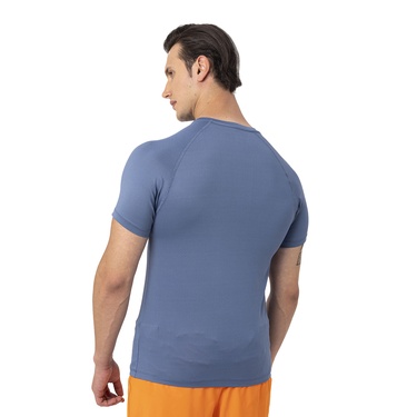  Merrell Tend Erkek Mavi Koşu Tişört