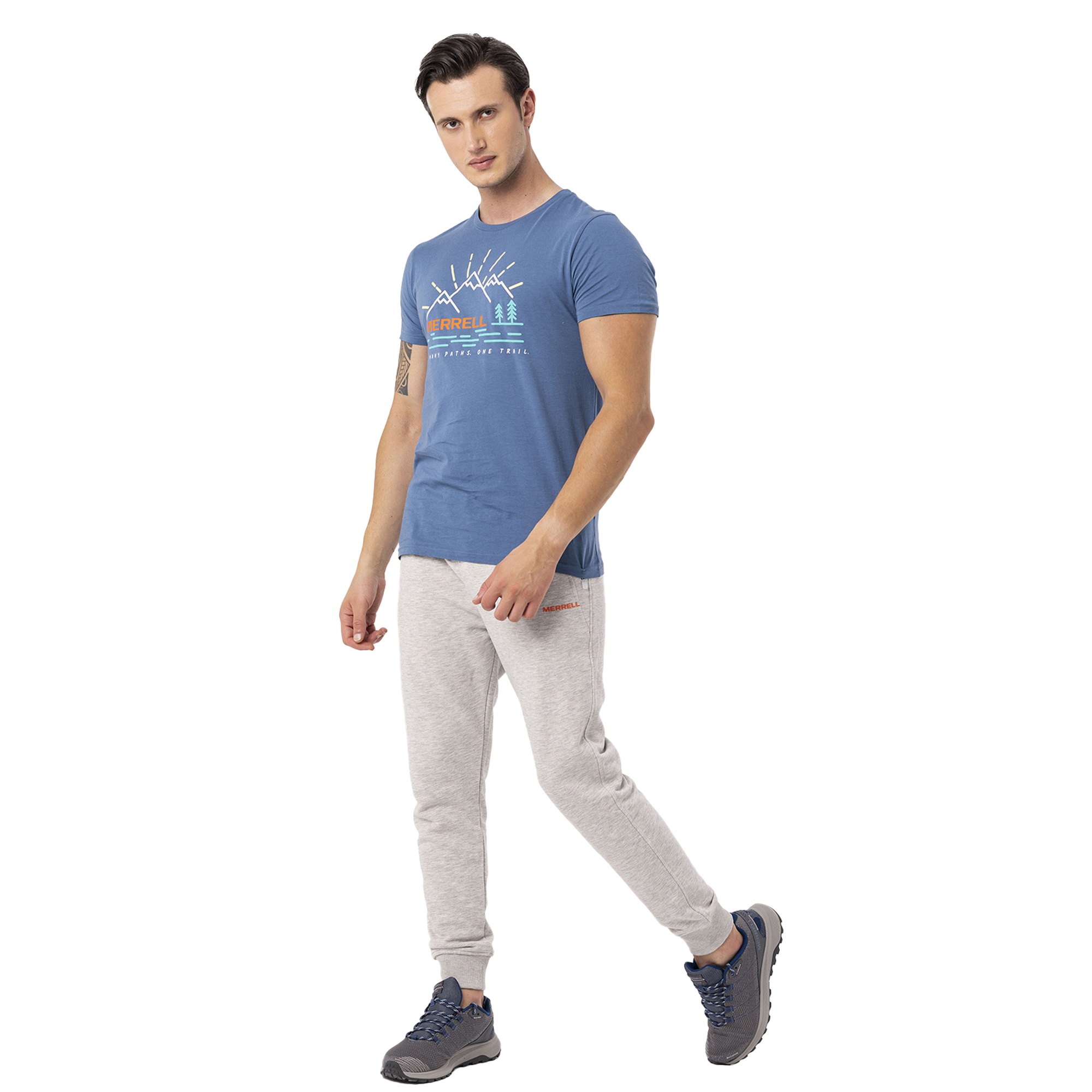 Merrell Tobi Erkek Mavi Tişört