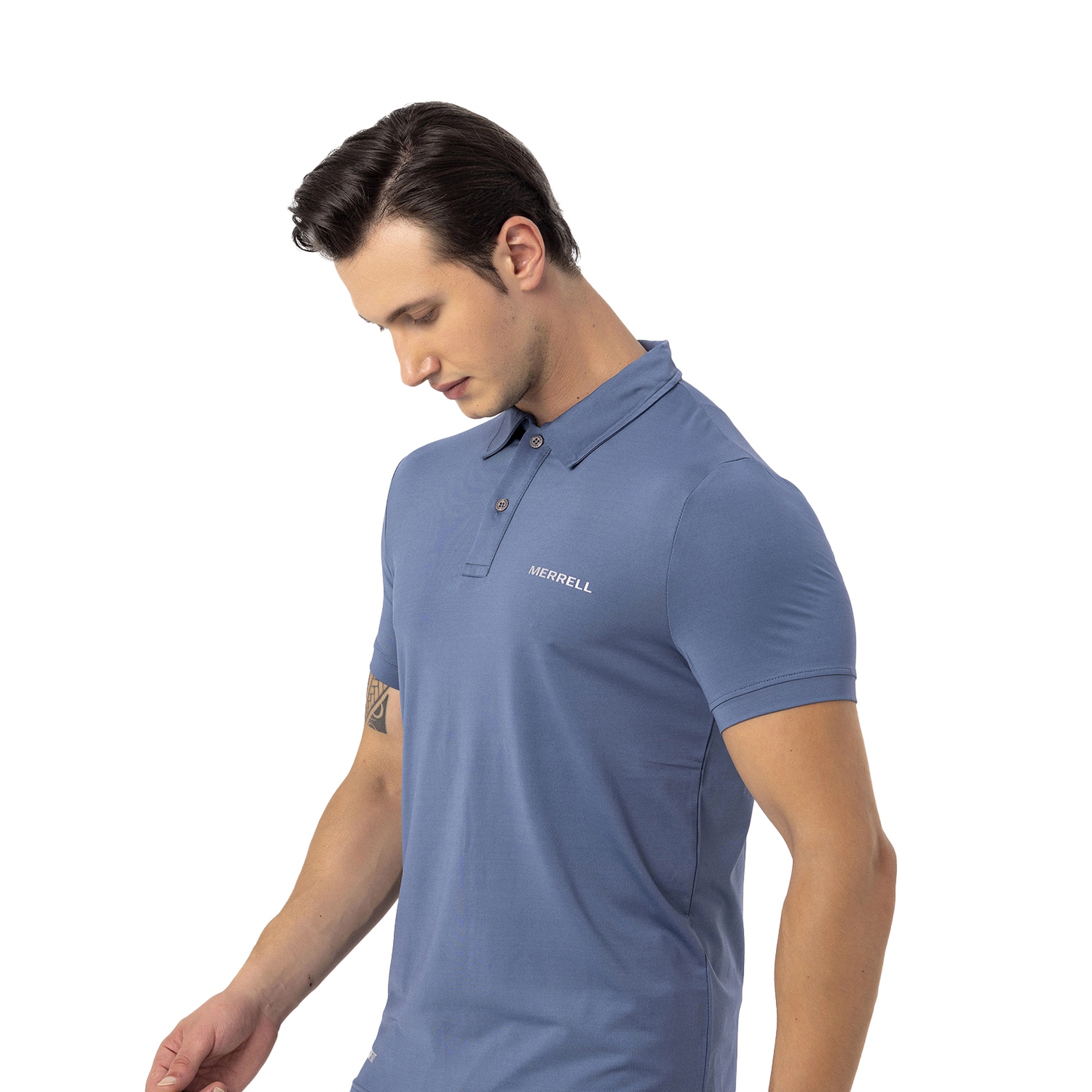 Merrell Pace Erkek Mavi Polo Tişört
